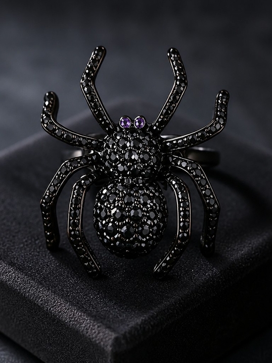 Betsey Johnson Jewelry - Betsey Johnson Black Spider Ring